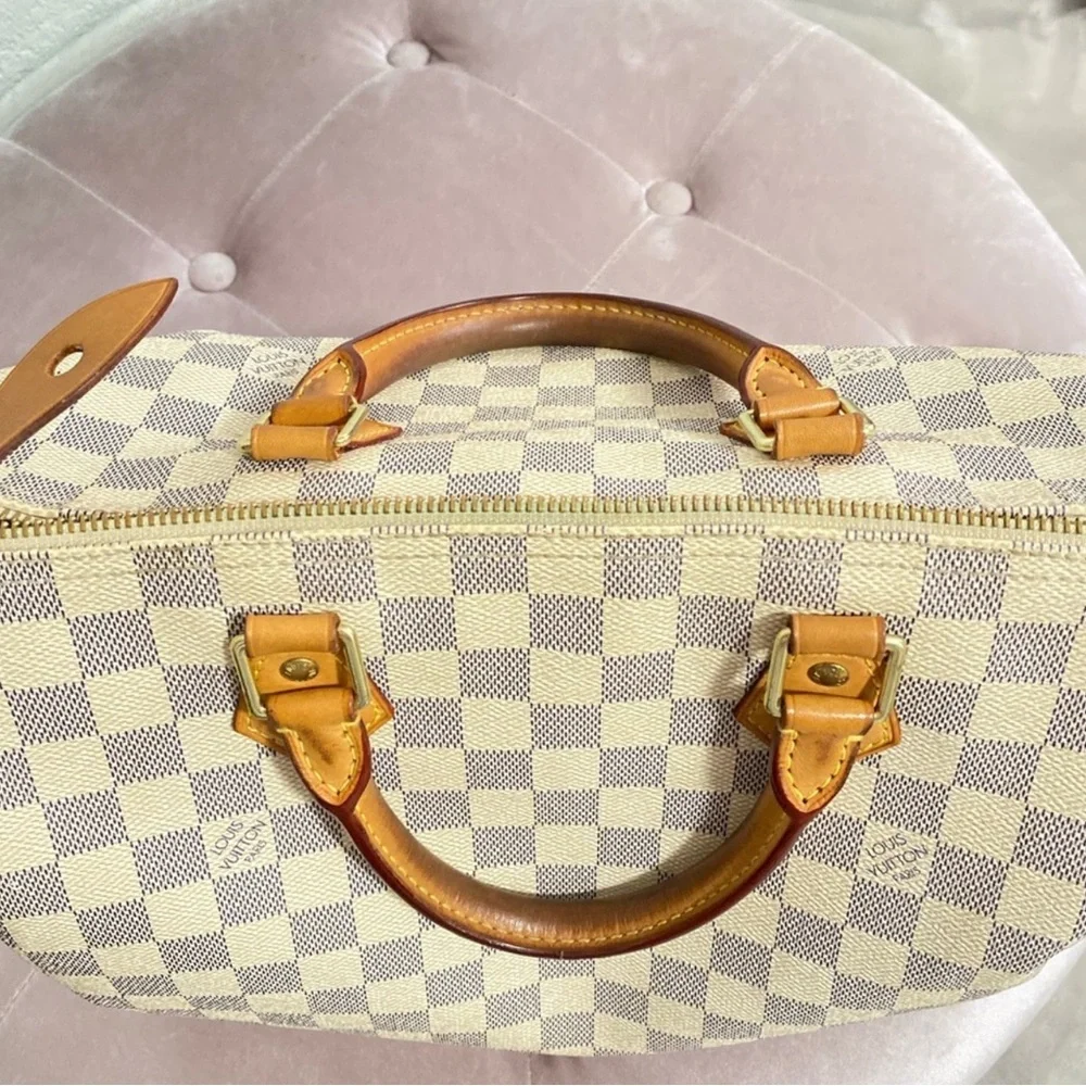 Authentic Louis Vuitton speedy 30 damier azur - Picture 7 of 13